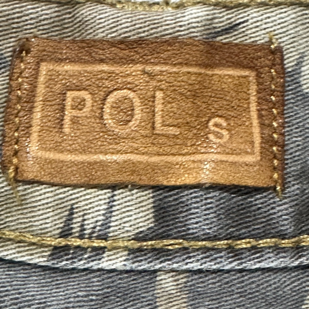 POL Camouflage Frayed Hem Skirt - Picture 3 of 3